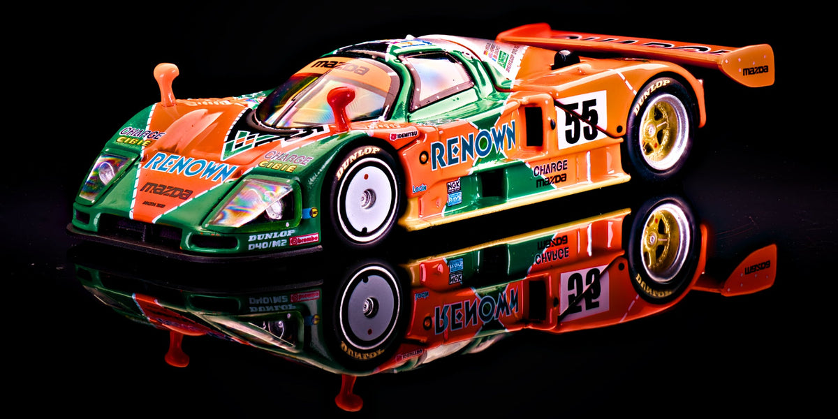 Macro photography prints of 1/64 scale diecast model cars